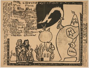 Program for Ubu Roi, 1896